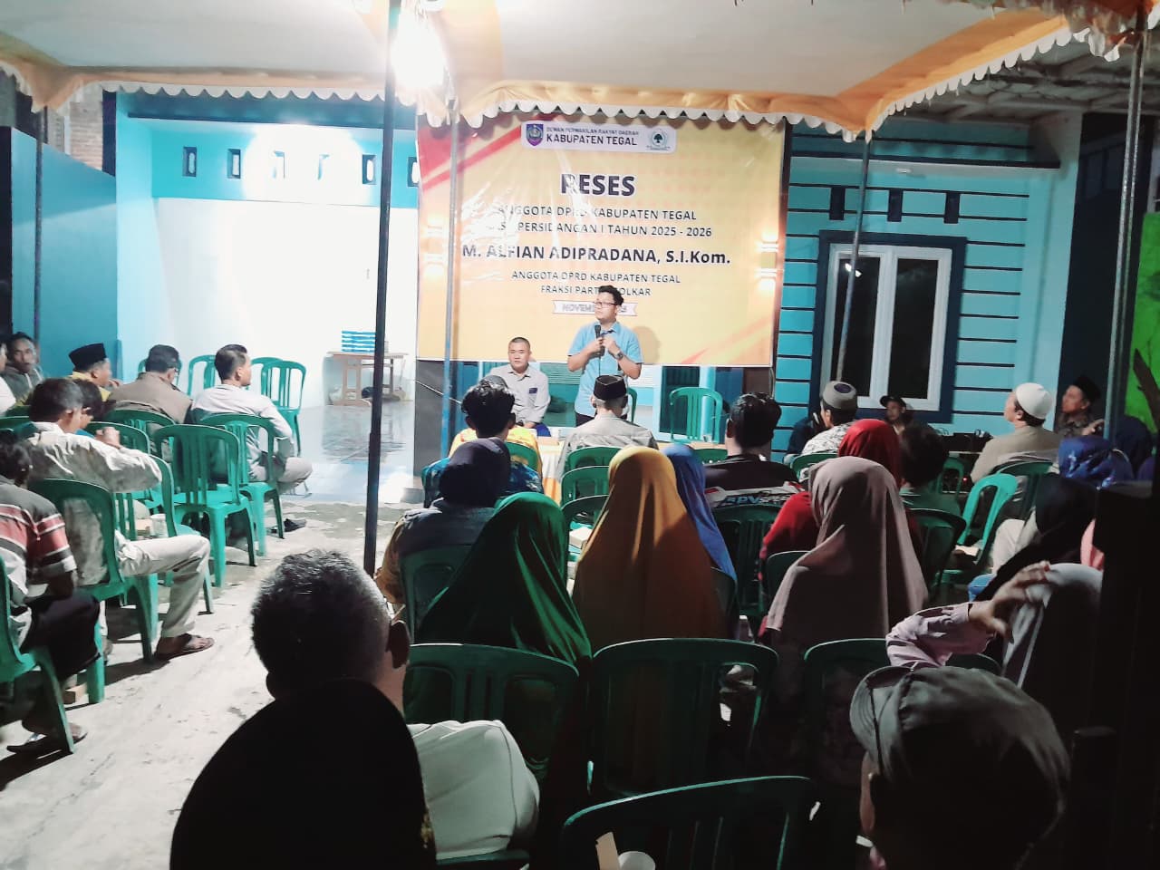 Keluhkan Banjir, Warga Bogares Lor Minta Drainase dalam Reses DPRD Kabupaten Tegal   