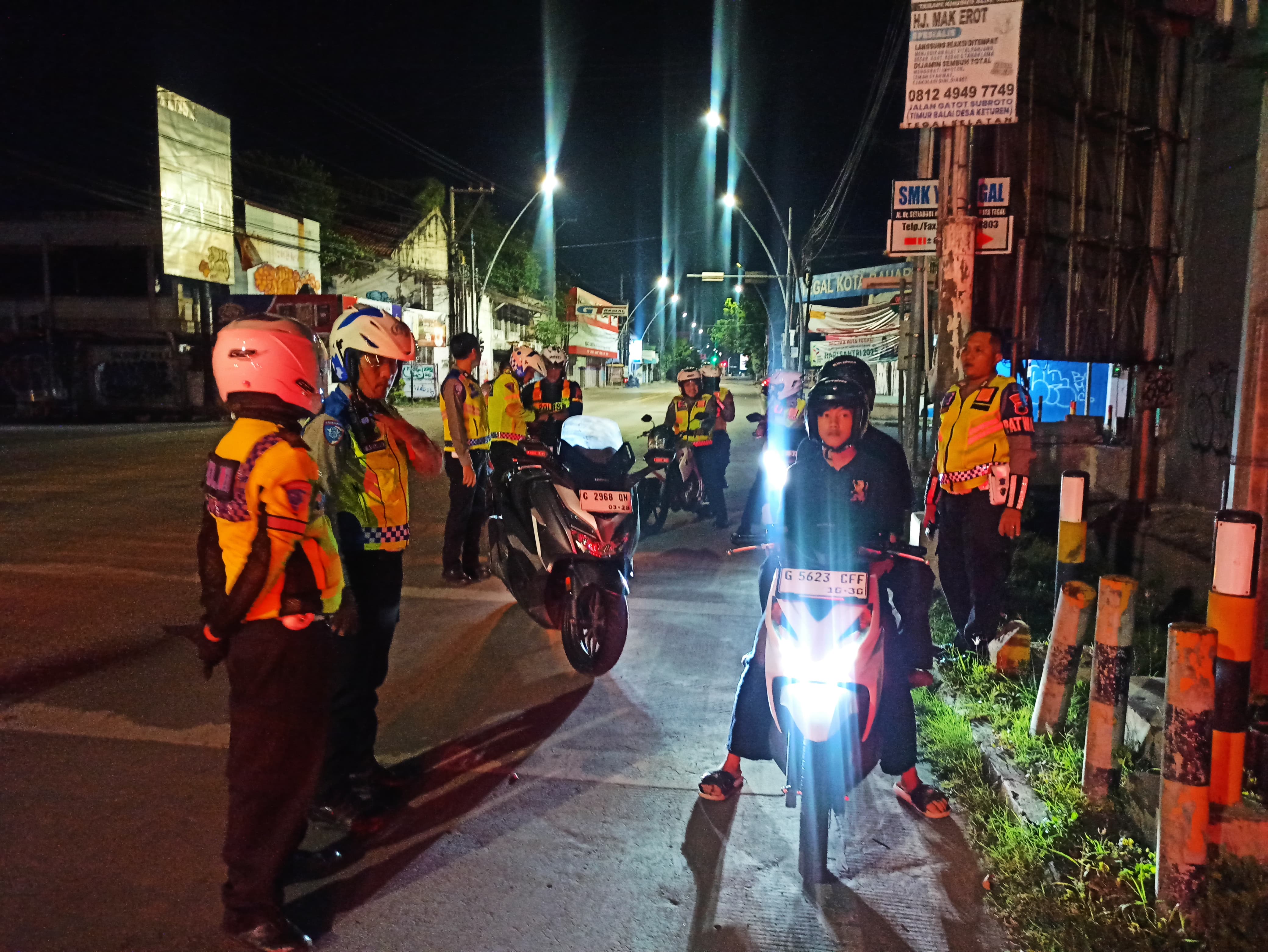 Polisi di Tegal Amankan 26 Motor Berknalpot Brong Diamankan 