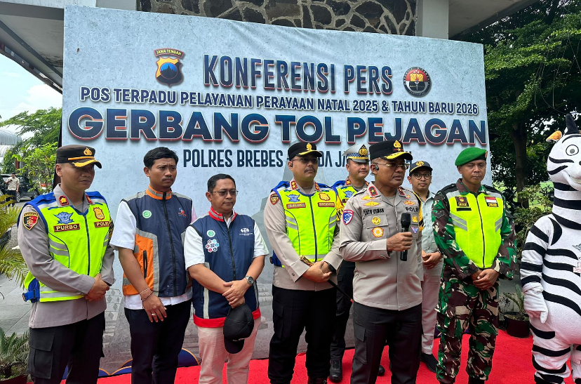 Pantau Arus Mudik Libur Nataru, Wakapolda Jateng Tinjau Pospam Terpadu Pejagan