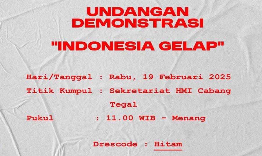 Siang Ini Mahasiswa Gelar Aksi Unjuk Rasa di Tegal