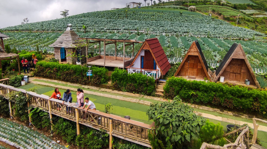 Tempat Nongkrong Malam di Magelang yang Tenang & Asri, View Gunung Sumbing