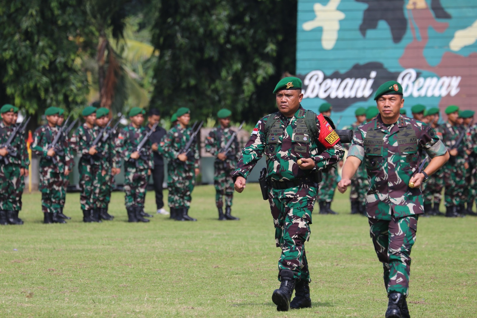 Amankan Perbatasan, 37 Prajurit Brigif 4 Dewa Ratna Dikirim ke Papua  