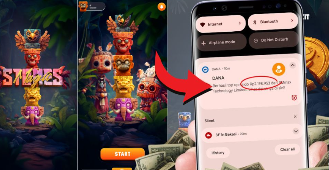 Cara Hasilkan Rp2,1 Juta ke DANA, Cukup Mainkan Aplikasi Ini Sambil Rebahan!