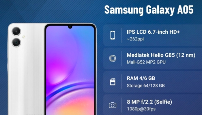 Harga dan Spesifikasi Samsung Galaxy A05, Baterai Besar 5000 mAh Tahan Lama