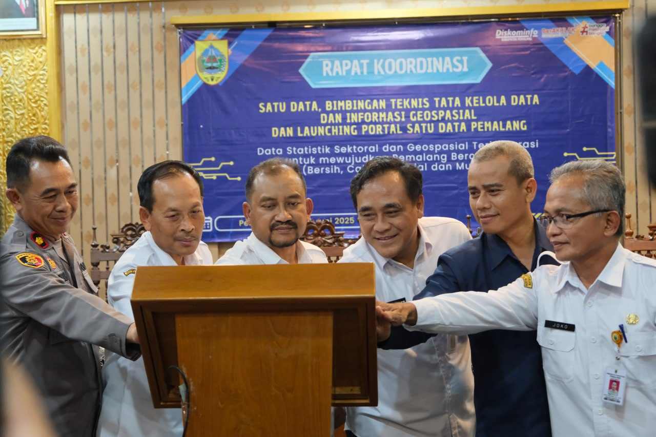 Portal Satu Data Pemalang Diluncurkan, Bupati Anom : Ini Mendukung Visi Misi Pemalang