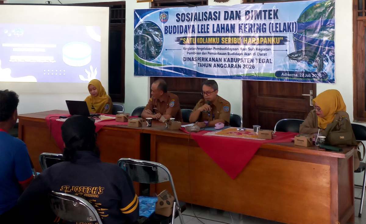 Dorong Ekonomi Warga, Pemkab Tegal Gencarkan Program Budidaya Lelaki di Adiwerna