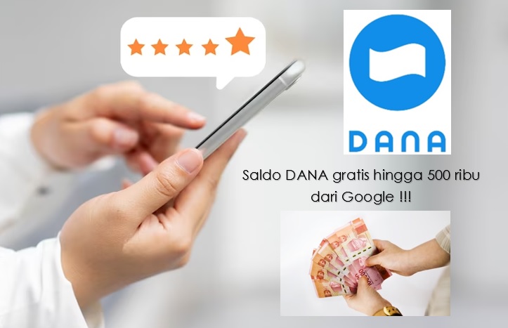 Saldo Dana Rp500 Ribu Gratis dari Google Tanpa Undang Teman, Kaum Rebahan Wajib Coba