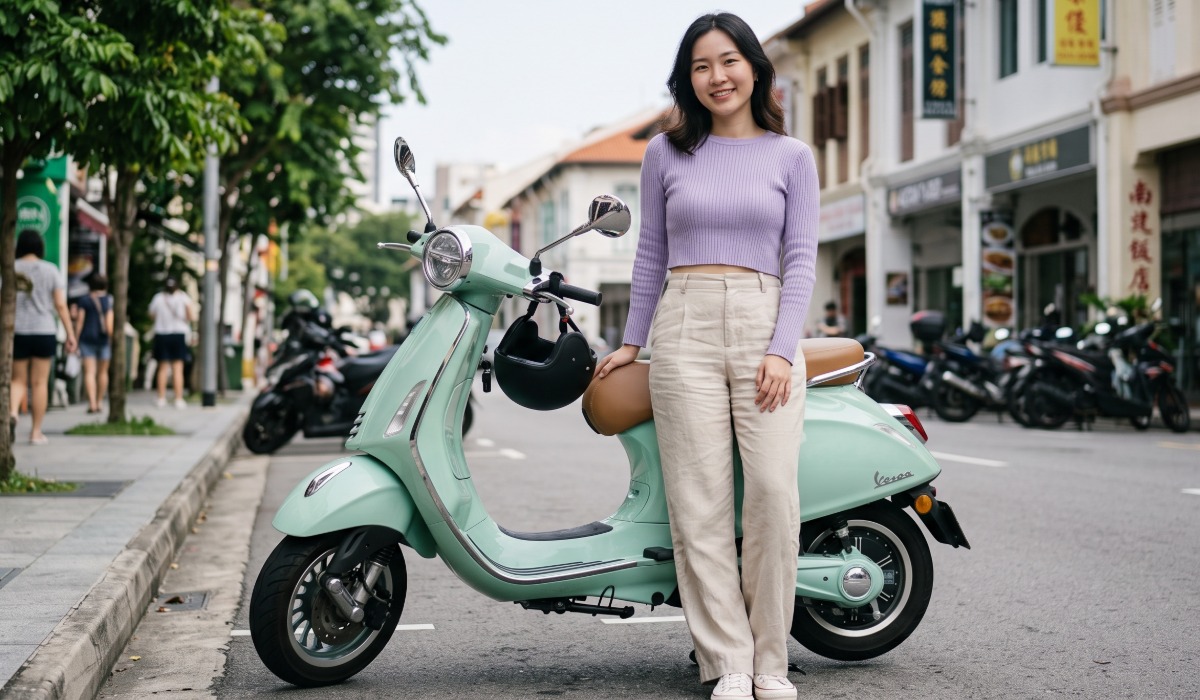 Pilihan Motor Listrik Pabrikan China Style Vespa Matic: Tampil Classy, Murah & Bebas BBM!