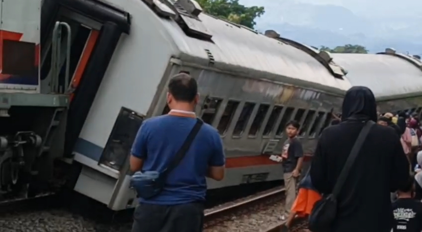 KA Bangunkarta Anjlok di Bumiayu, Ganggu Perjalanan Relasi Jombang-Pasarsenen