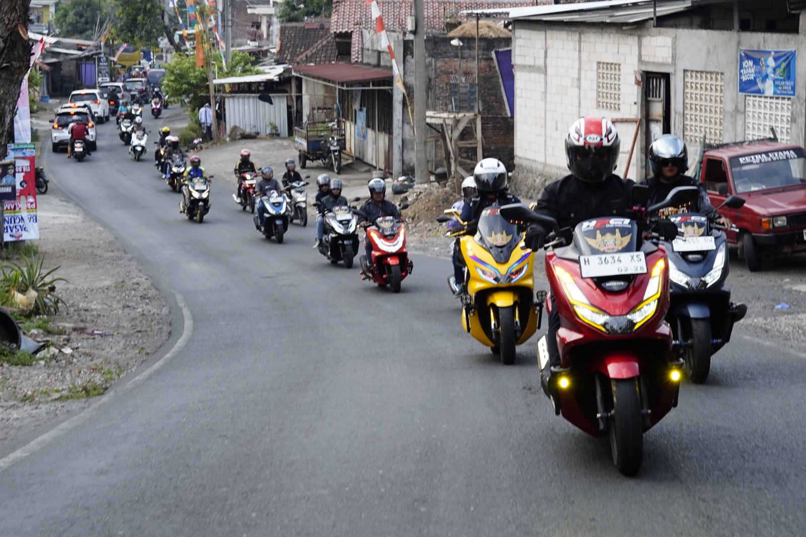 Jalin Kebersamaan, Mabar ML HUT ke-11 Honda PCX Club Indonesia Chapter Semarang Gayeng Poool