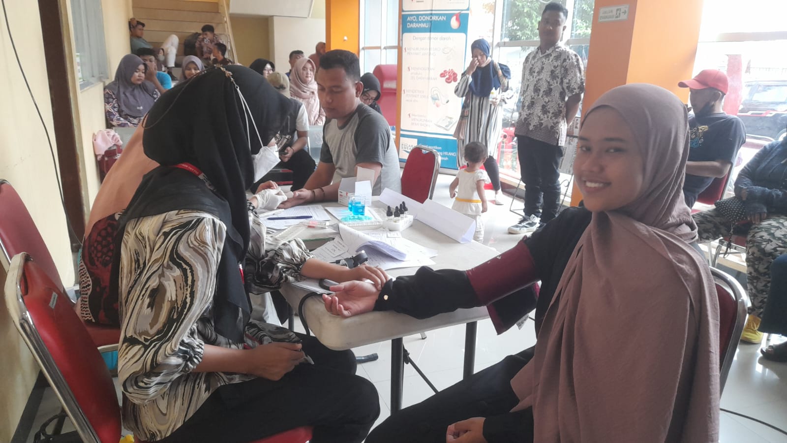 Peserta Donor Darah Membludak, 488 Bag Berhasil Dikumpulkan PMI Kabupaten Tegal  