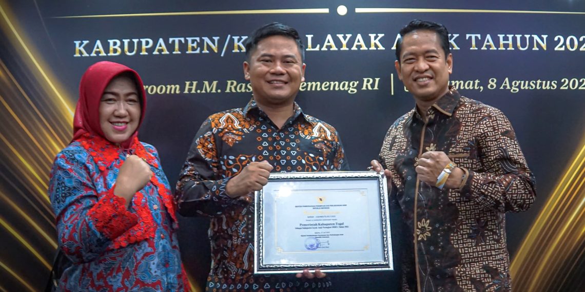 Kabupaten Tegal Raih Predikat Nindya KLA untuk Kali Kedua 