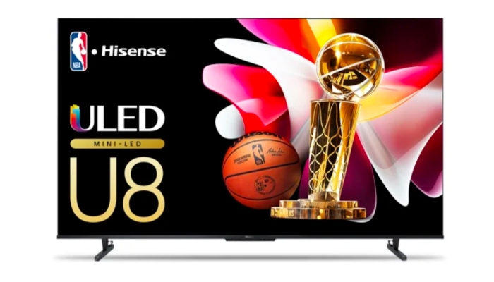 Spesifikasi Smart TV Hisense U8 4K MiniLED ULED Google TV Layar 55 Inci Gambar Jernih dan Halus