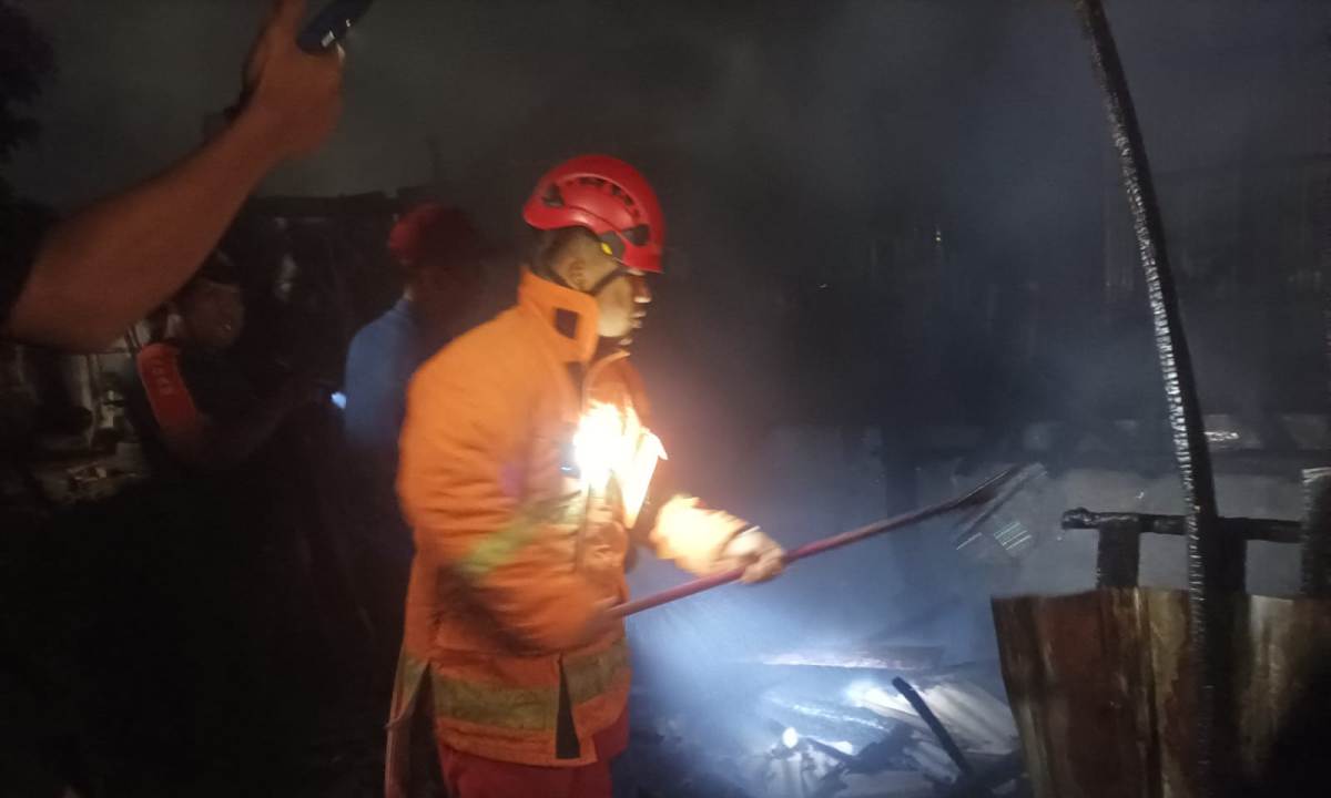 Penggilingan Kelapa di Tarub Tegal Ludes Terbakar Dini Hari, Ini Dugaan Penyebabnya