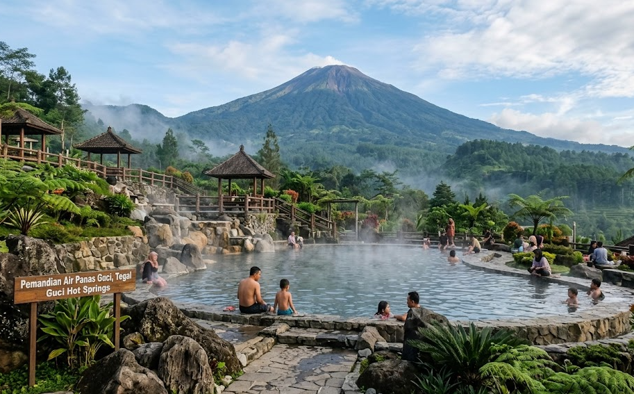 Ada yang 24 Jam, 5 Kolam Air Panas di Tegal Ini bikin Rileks Badan