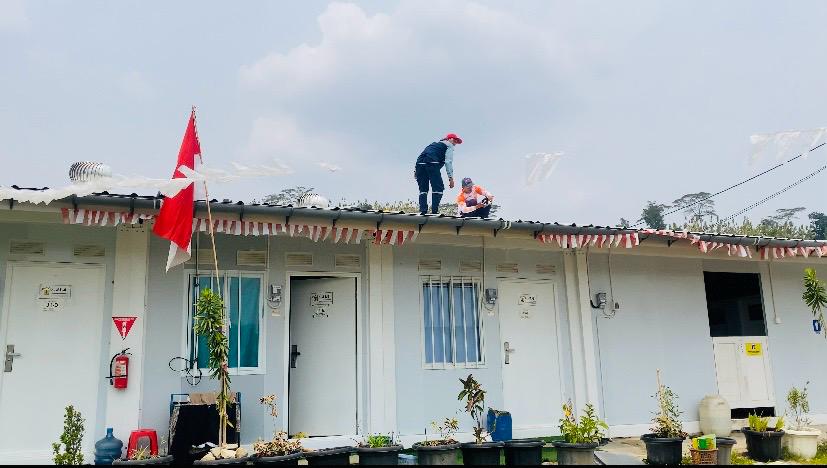Atap Huntara Korban Tanah Gerak Padasari Tegal Rusak Diterjang Puting Beliung, 11 Keluarga Terdampak