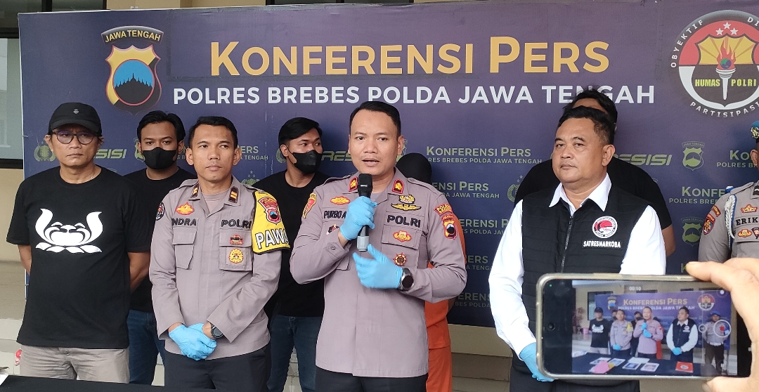 Kurir Narkoba di Brebes Diamankan Polisi, Bawa 203,6 Gram Sabu-sabu