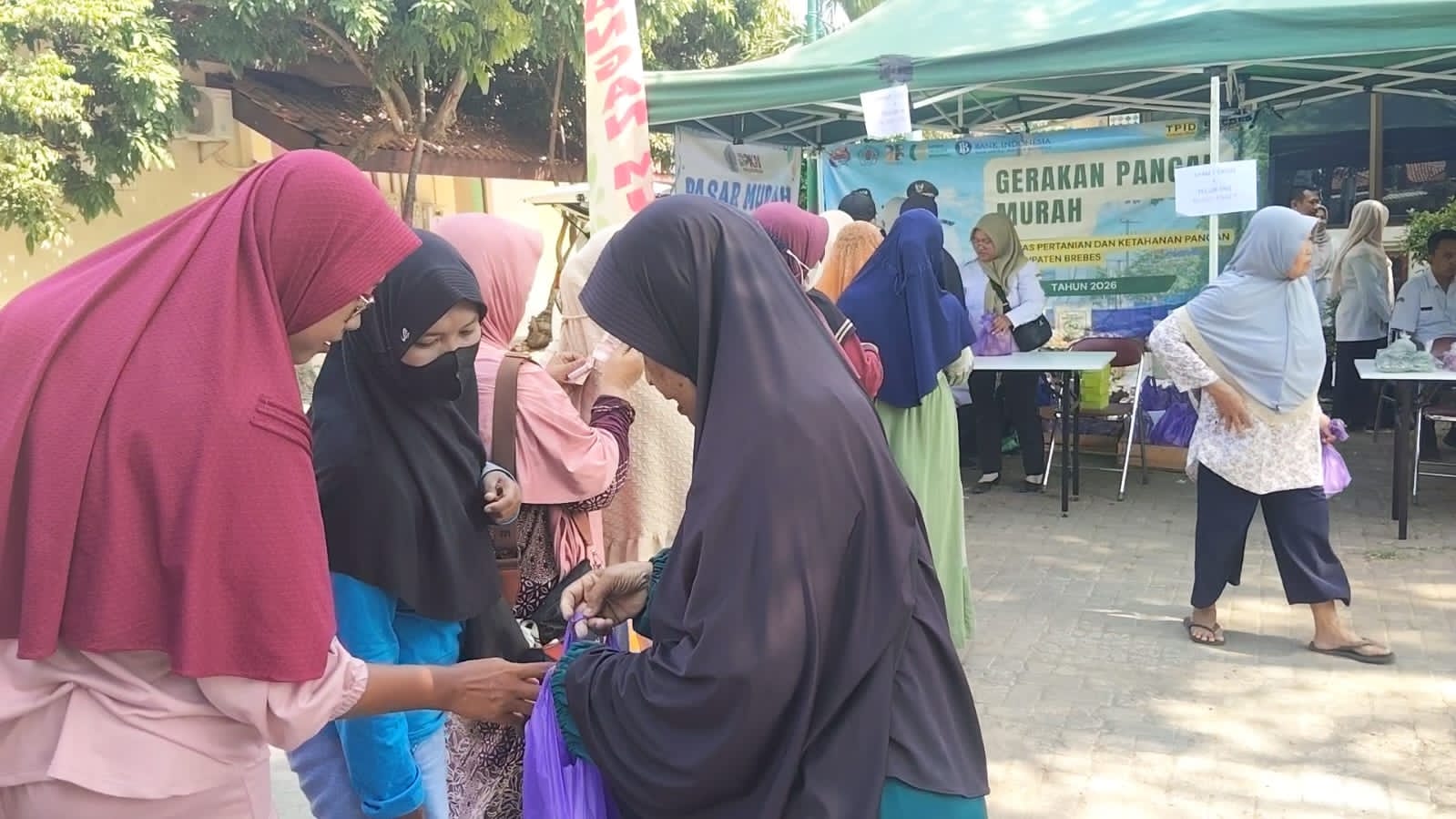 Kendalikan Inflasi, Gerakan Pangan Murah di Brebes Digelar