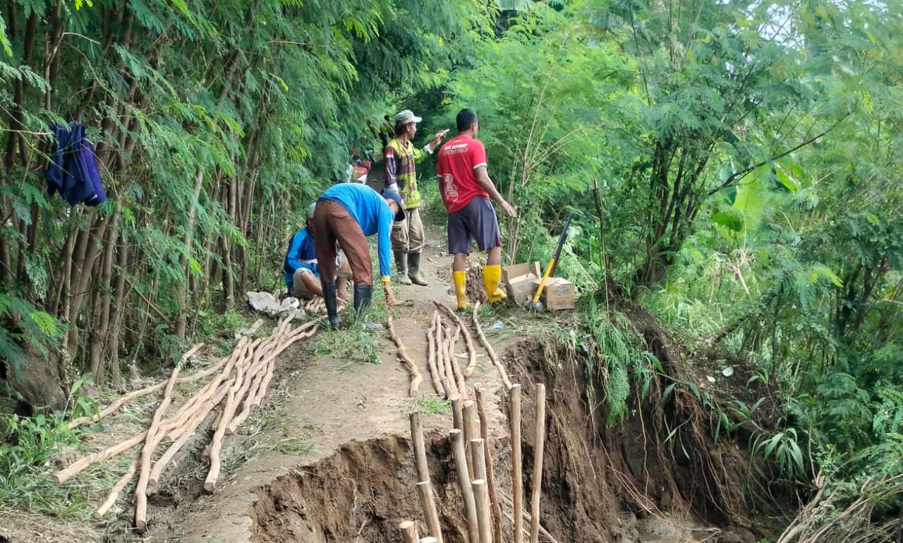 Tanggul Sungai Gung Tegal Nyaris Jebol, 4 Desa Terancam Banjir