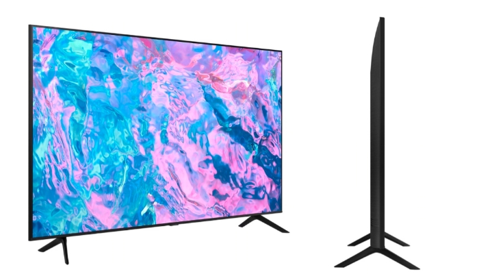 Harga dan Spesifikasi Smart TV Samsung Crystal UHD AU7700 4K, Desain Tipis Layar Jernih dan Halus