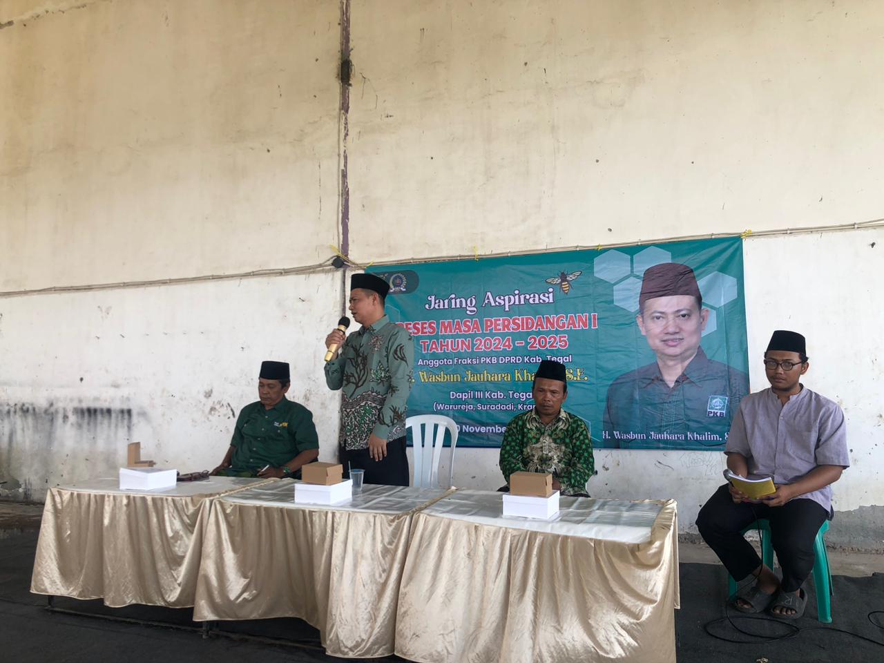 Kebutuhan Lapangan Pekerjaan di Kabupaten Tegal Mencuat dalam Reses Ketua DPRD