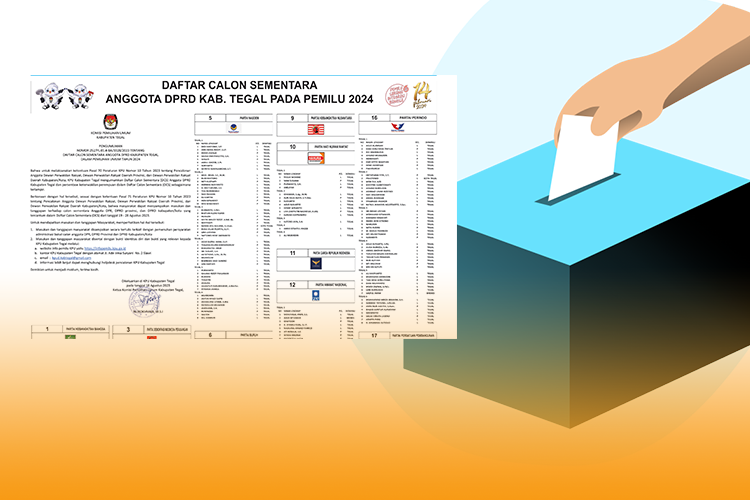 Ini Dia Daftar Calon Sementara Anggota DPRD Kabupaten Tegal dalam Pemilu 2024