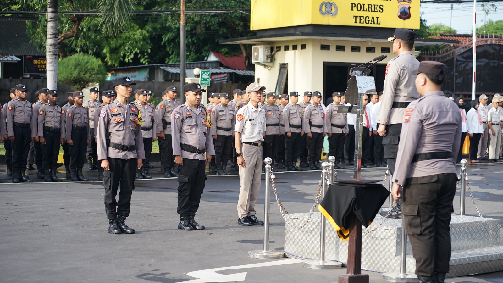 Diminta Profesional, Anggota Polres Tegal Harus Terus Amalkan Tribrata dan Catur Prasetya 