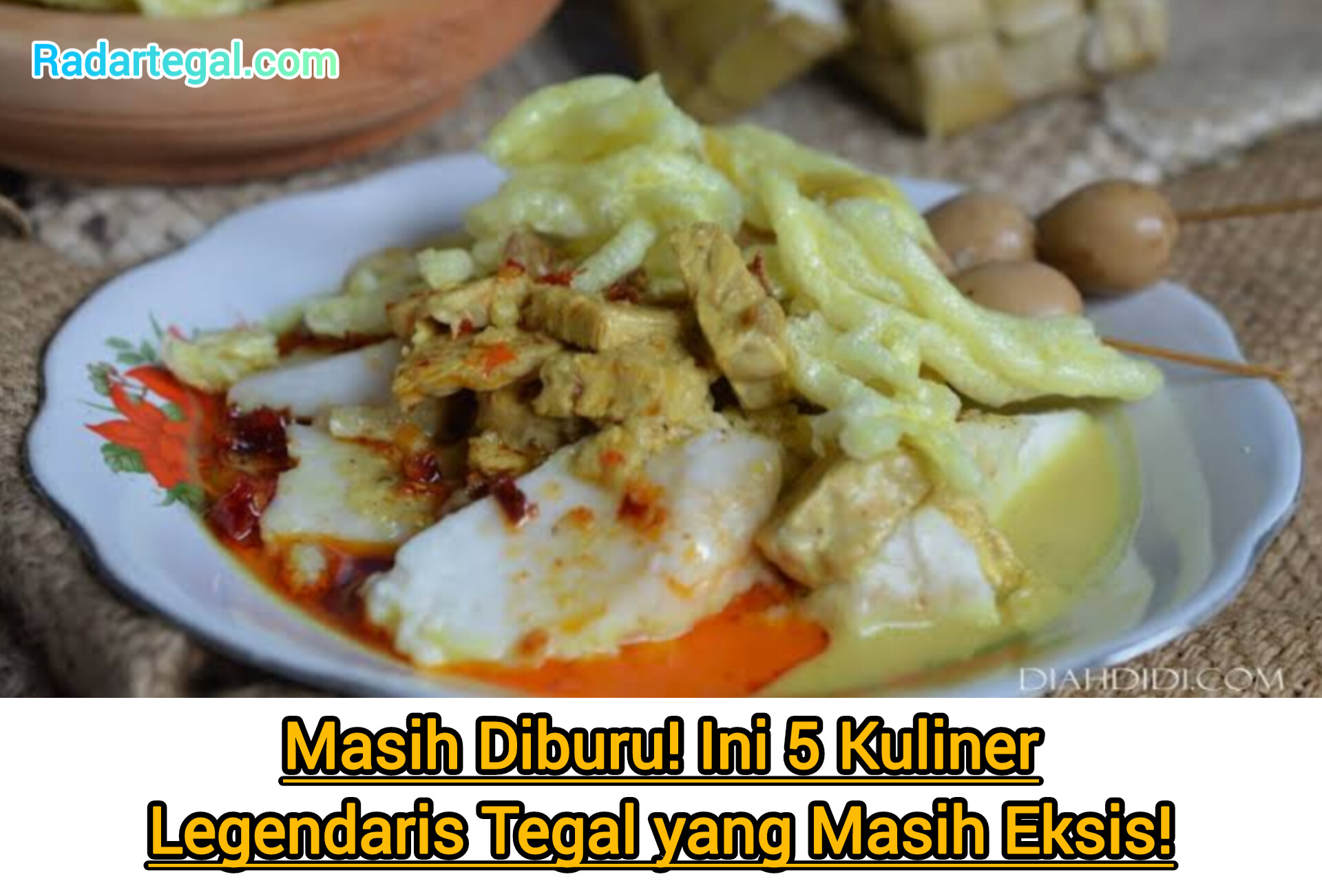 Masih Diburu! Ini 5 Kuliner Legendaris Tegal yang Masih Eksis, dari Warteg hingga Sate Batibul Favorit