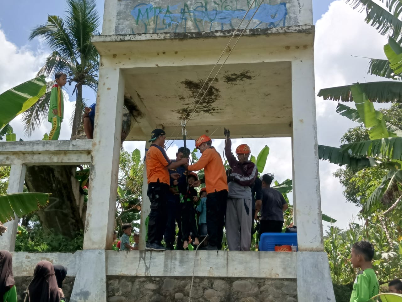 Rawan Bencana, Ratusan Siswa di Bumiayu Belajar Mitigasi Bencana 