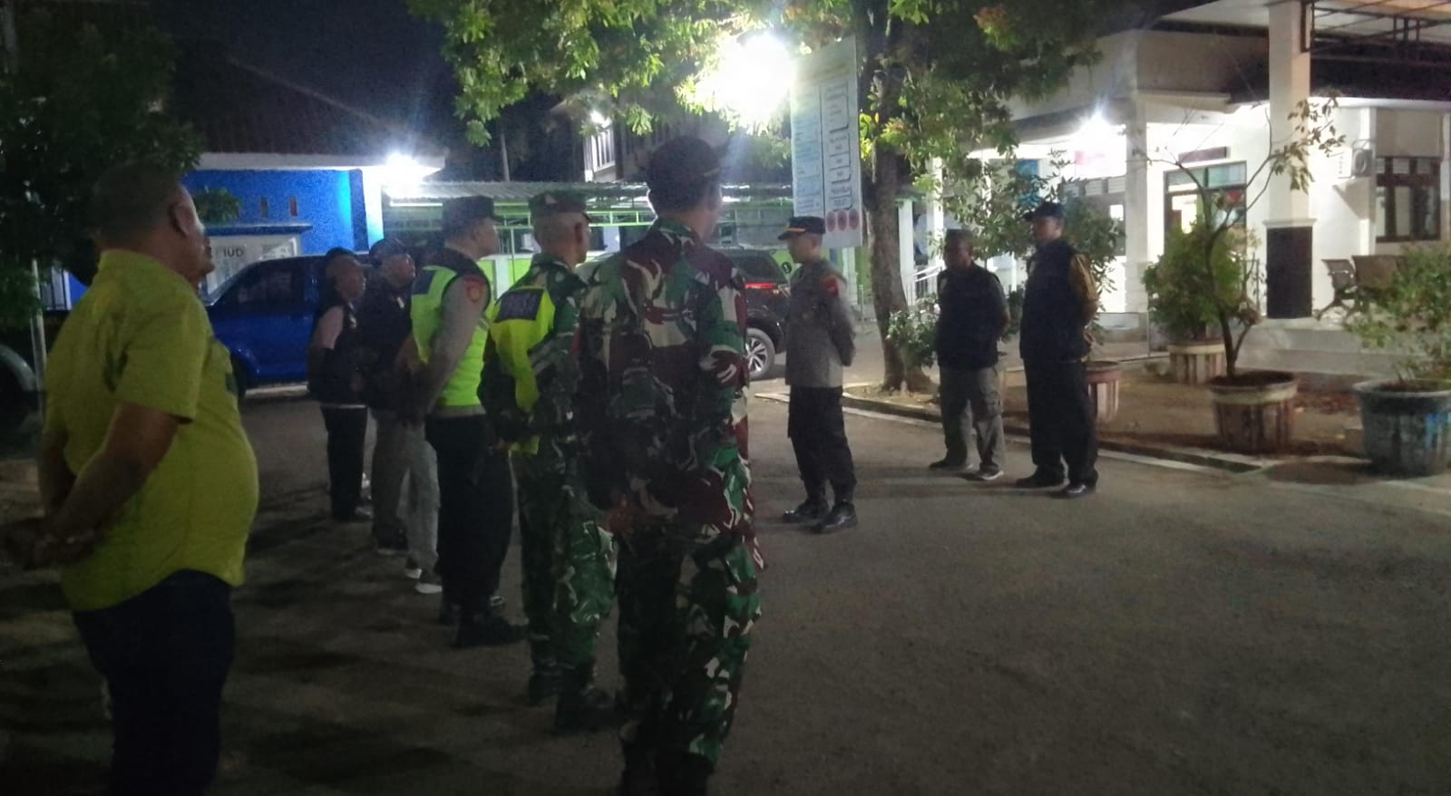 Jelang Pilkades, Camat Comal Pemalang Patroli Bersama 