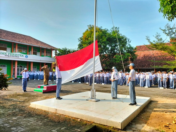 Hardiknas, SMK Peristek Pangkah Tanamkan Patriotisme ke Peserta Didik