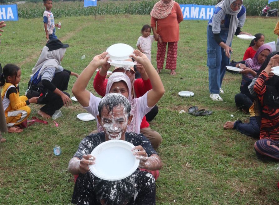 Yamaha Grebeg Kampung di Sumbang Banyumas Wujud Syukur HUT RI ke-80