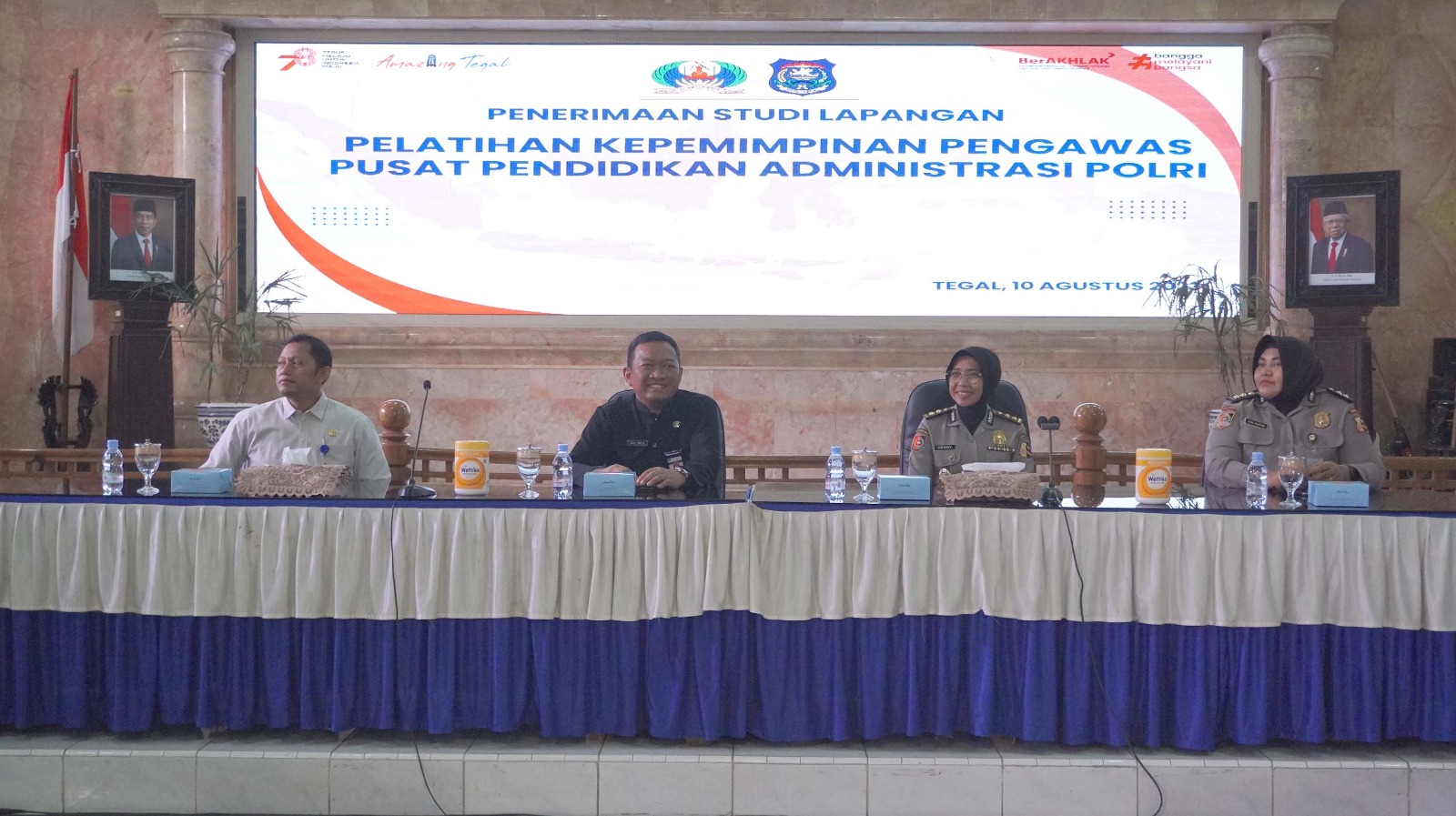 Kerap Dapat Penghargaan, Kota Tegal Dipilih Jadi Lokasi Studi Lapangan Pusat Pendidikan Administrasi Polri