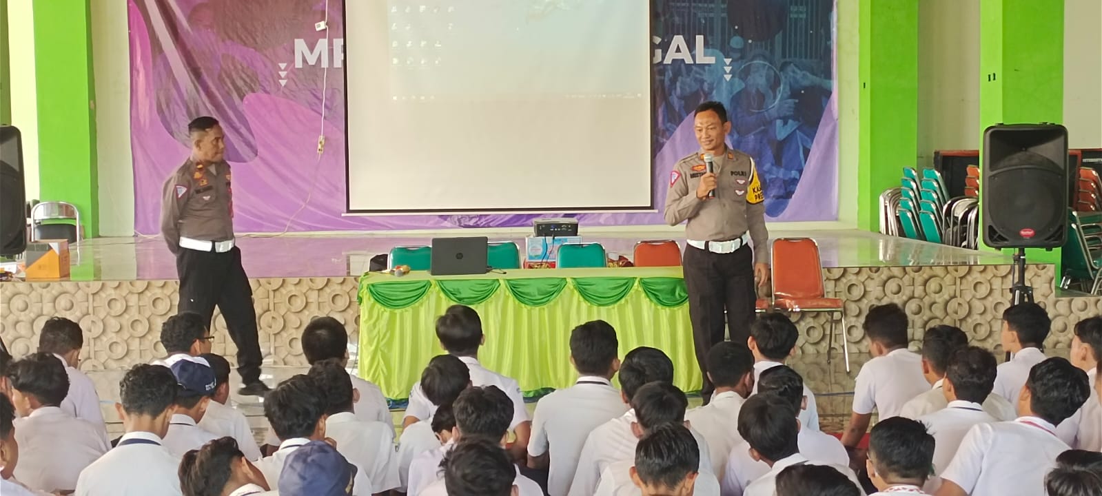 Pelajar SMU di Kota Tegal Diminta Tidak Memasang Knalpot Brong di Motornya