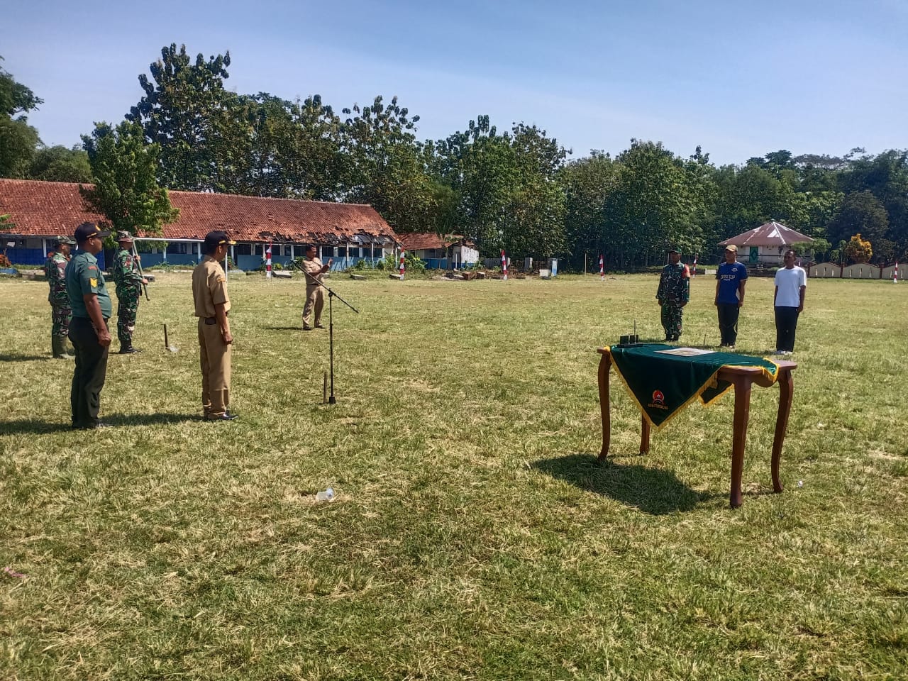 Gladi Bersih Pembukaan TMMD Sengkuyung Tahap III 2025 di Desa Wanarata Pemalang