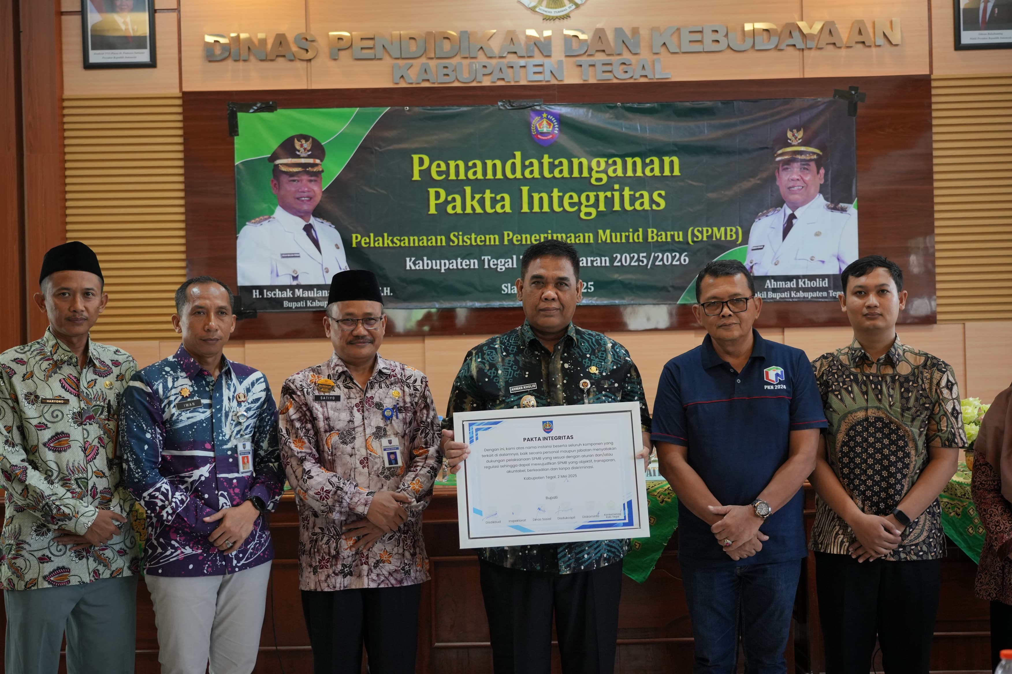 SPMB di Kabupaten Tegal Rawan Penyimpangan, Wakil Bupati: Pejabat Terkait Harus Punya Komitmen