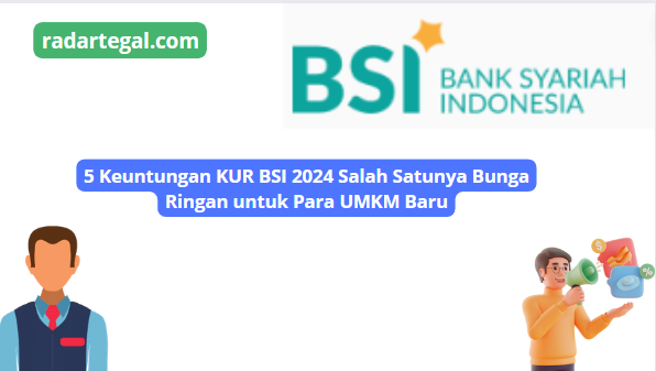 5 Keuntungan KUR BSI 2024 Salah Satunya Bunga Ringan untuk Para UMKM Baru, Nomor 3 Jadi Incaran