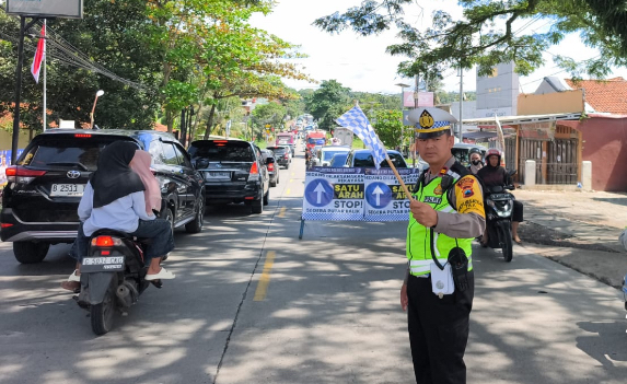 Lebaran Hari ke-2, Arus Mudik di Brebes Masih Ramai Lancar