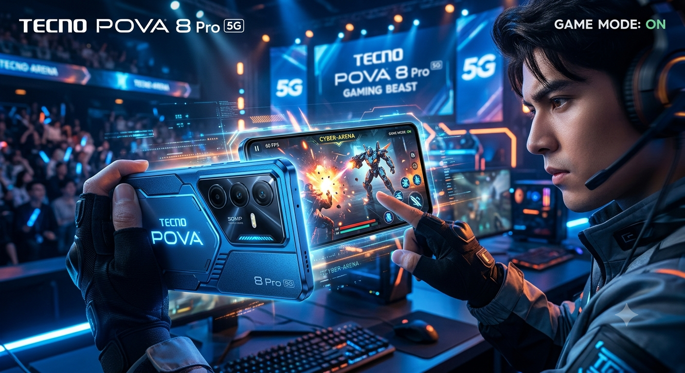 TECNO POVA 8 Pro 5G Hadir Bawa Performa Gaming Super Kencang