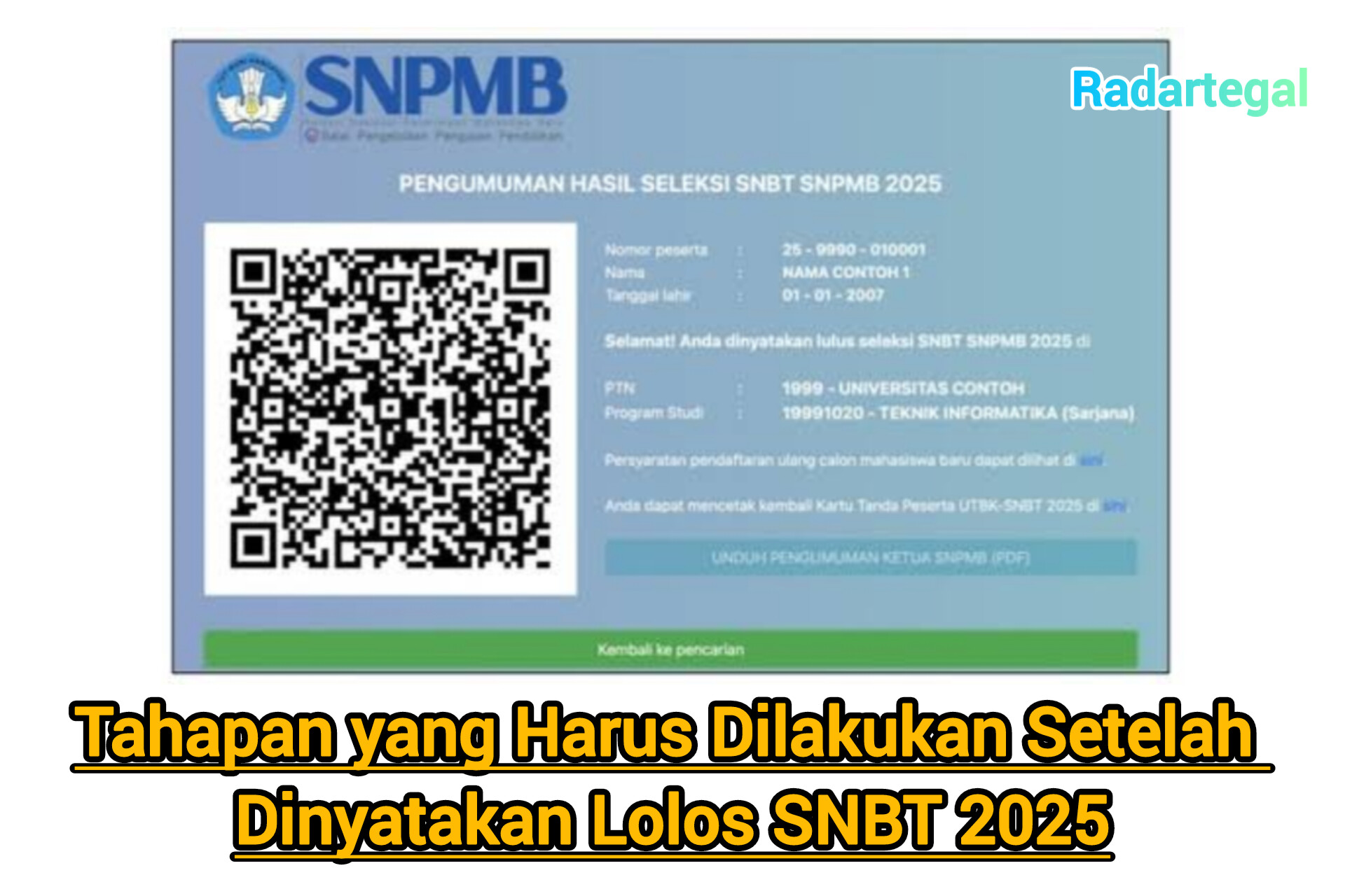 Resmi Diterima di PTN Lewat SNBT 2025? Simak Tahapan Selanjutnya di Sini