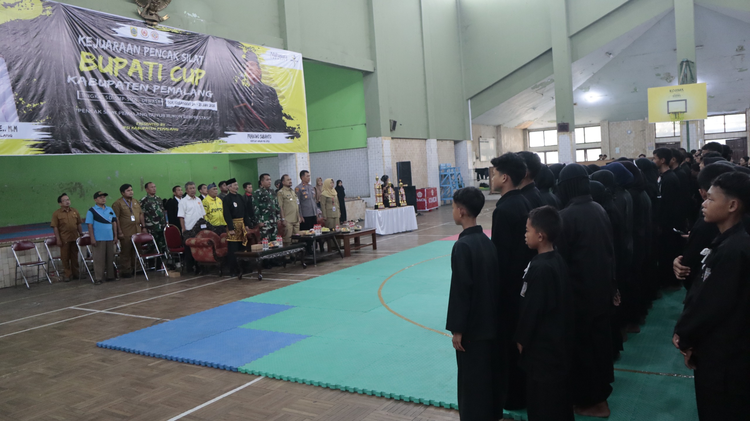 Kejuaraan Pencak Silat di Pemalang Bupati Cup 2025 Resmi Dibuka