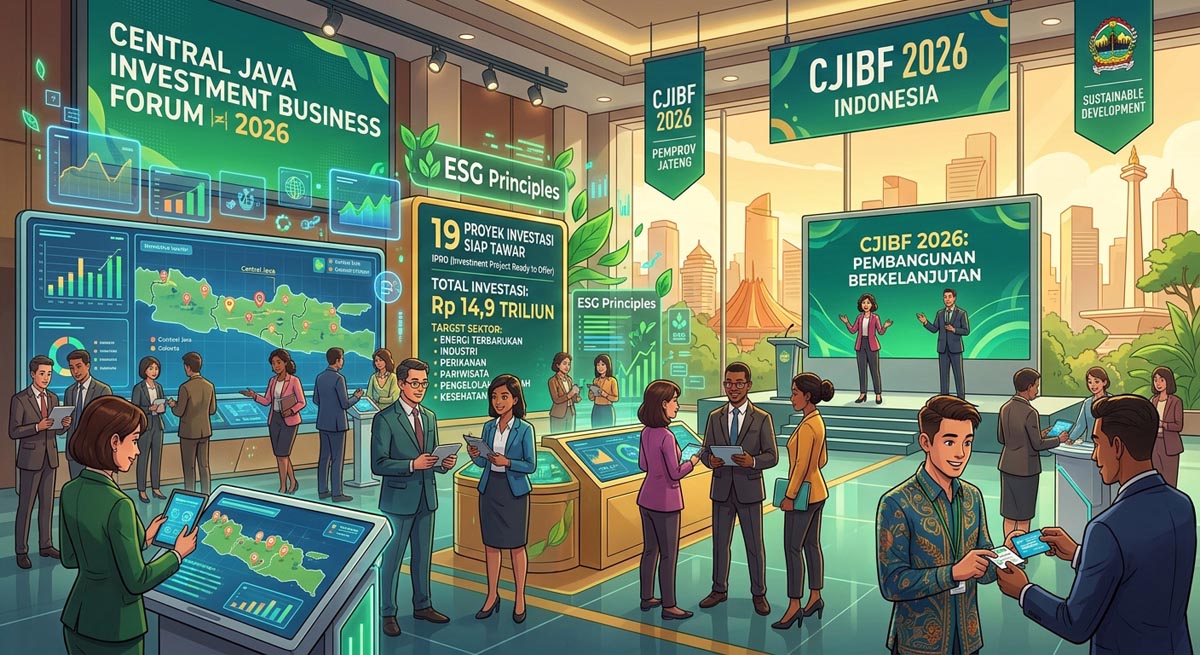 Pemprov Jateng Tawarkan 19 Proyek Rp14,9 T di CJIBF 2026 