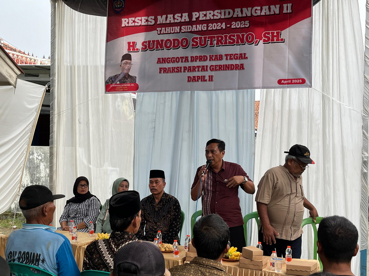 Anggota DPRD Kabupaten Tegal Ini Terima 7 Usulan dari Warga Saat Reses di Dapil II