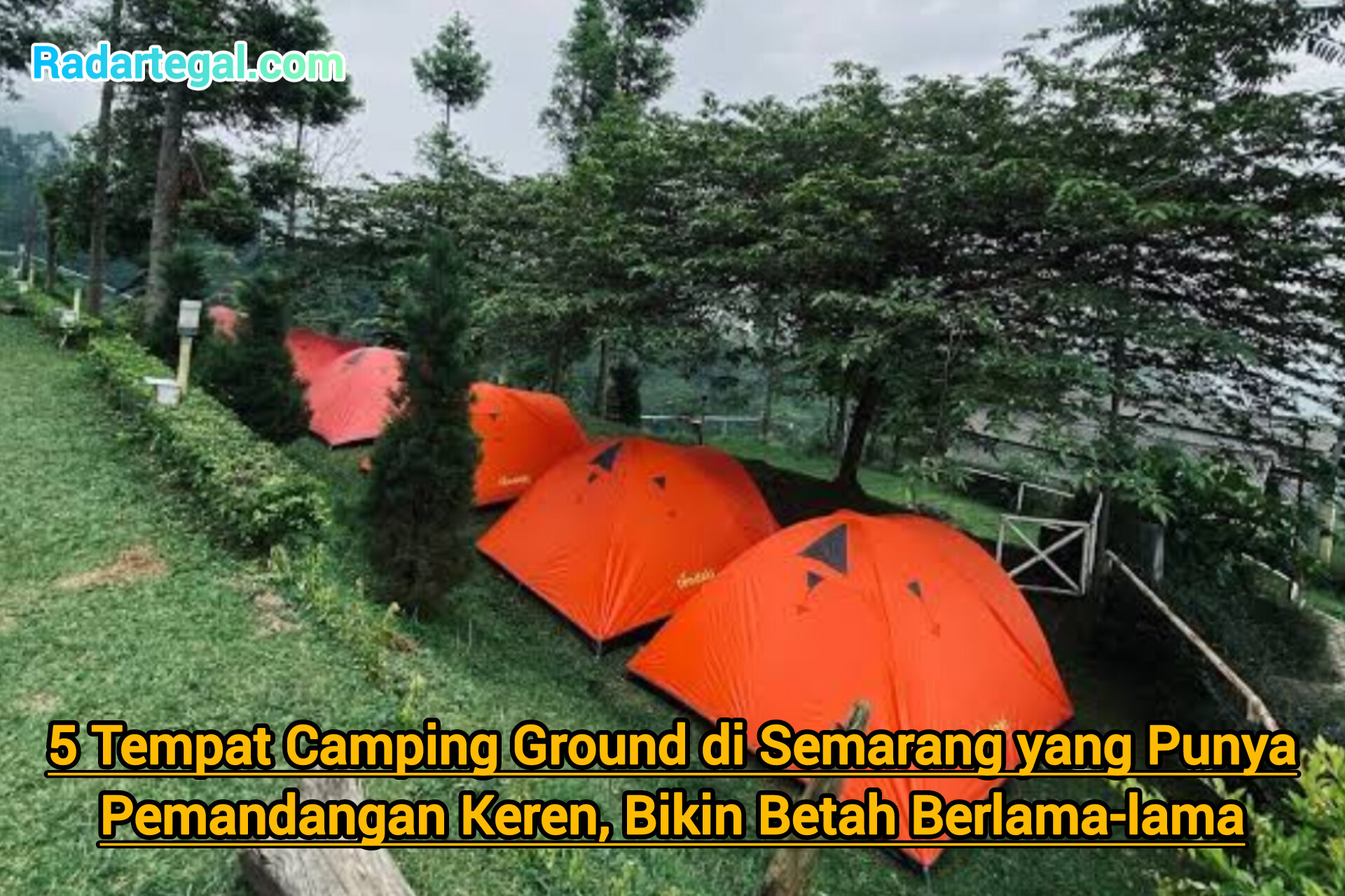 5 Tempat Camping Ground di Semarang yang Punya Pemandangan Keren, Bikin Betah Berlama-lama