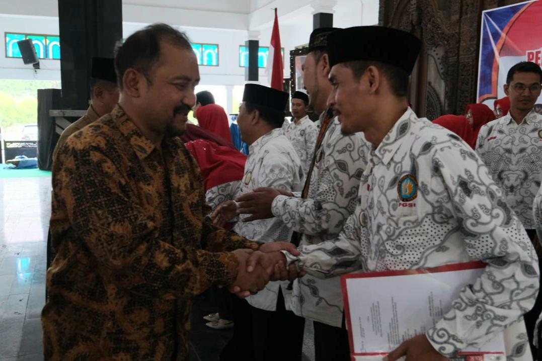 Pengurus PGSI Pemalang Dilantik, Bupati Anom Tekankan Hal Ini
