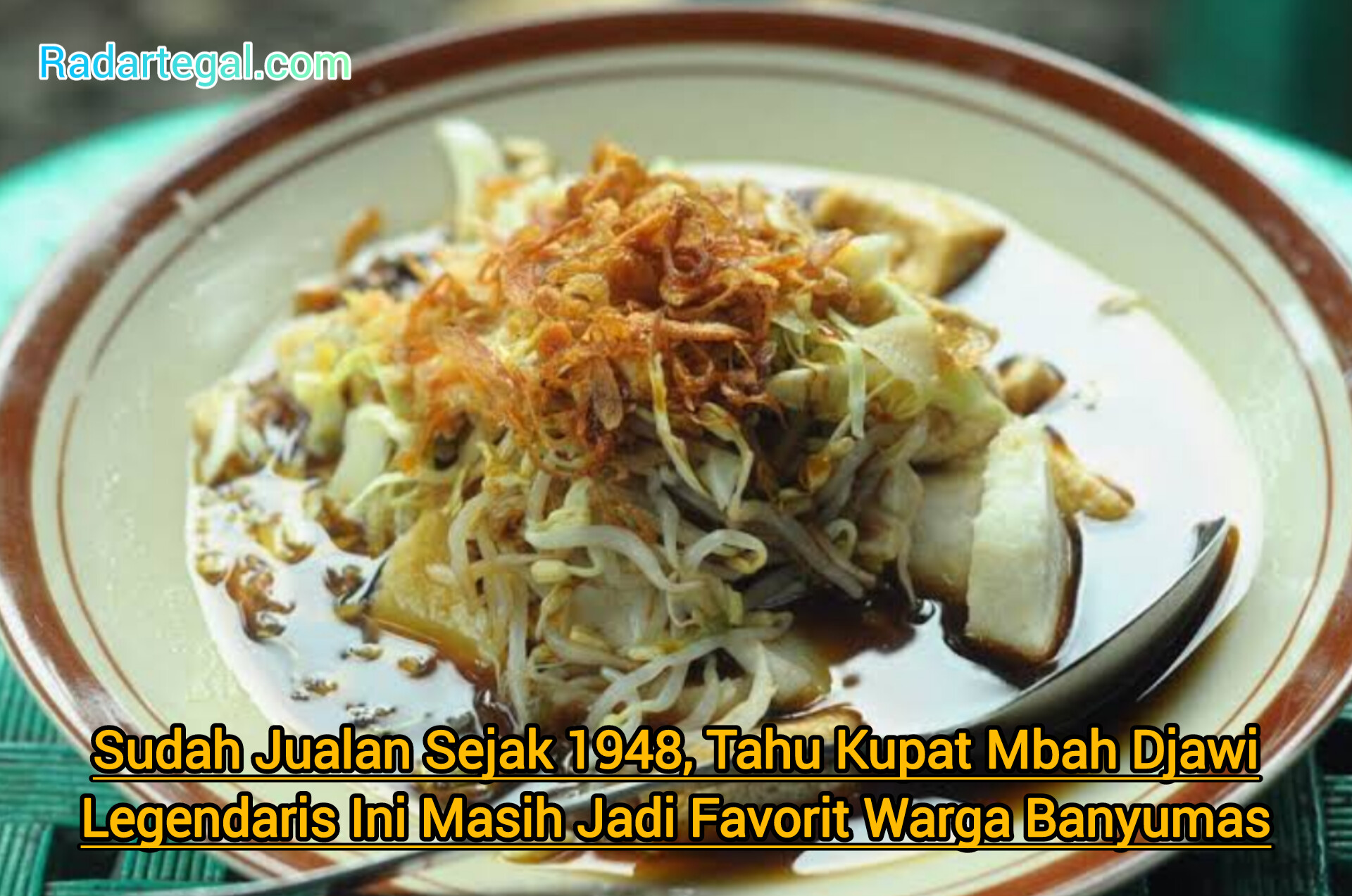 Sudah Jualan Sejak 1948, Tahu Kupat Mbah Djawi Legendaris Ini Masih Jadi Favorit Warga Banyumas