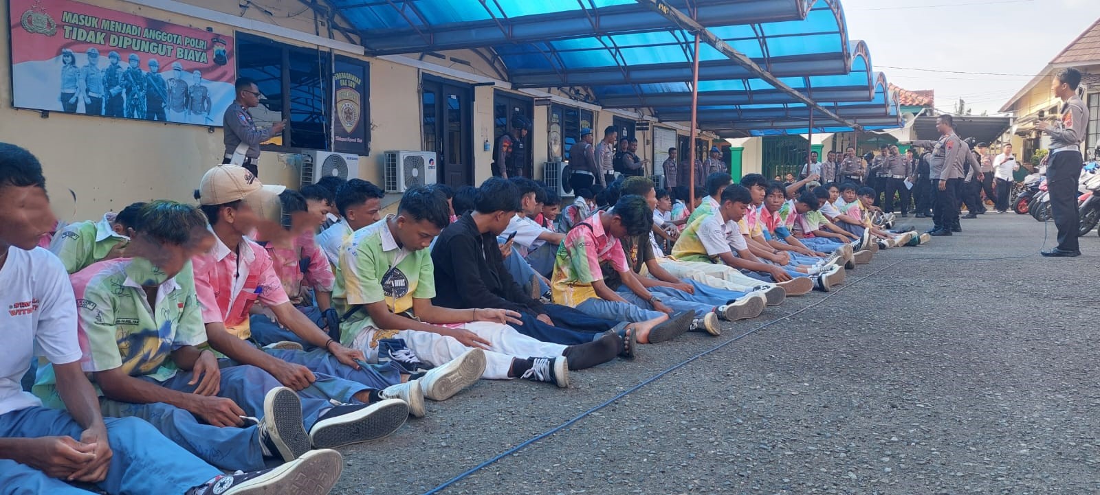 Ratusan Pelajar SMA dan SMK Kabupaten Tegal Diamankan Polisi saat Hendak Konvoi Rayakan Kelulusan