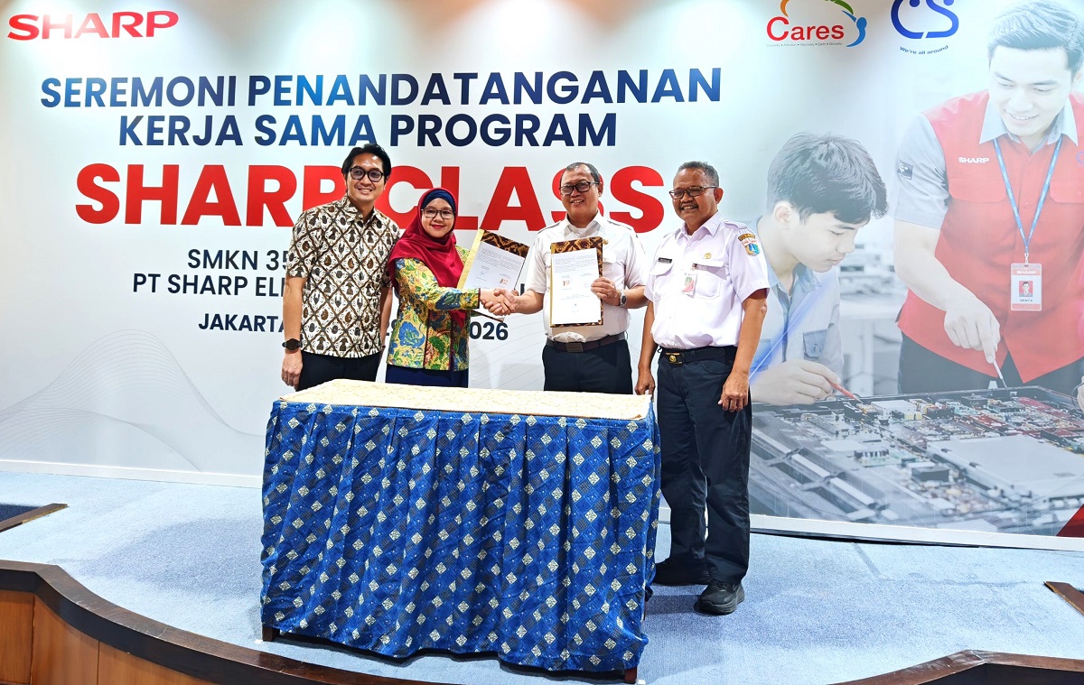 Program Sharp Class Gandeng SMKN 35 Jakarta Barat Tingkatkan Lulusan SMK