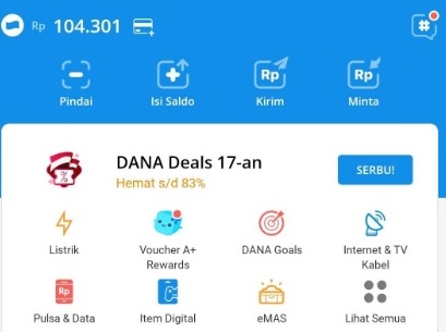 Saldo DANA Gratis Rp100 Ribu Langsung Cair Tanpa Aplikasi Tambahan Loh!