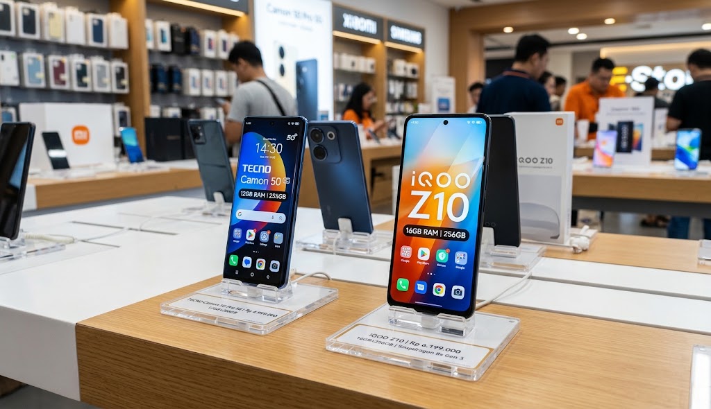 5 HP RAM 16GB Termurah 2026, Performa Lancar Jaya untuk Multitasking dan Gaming